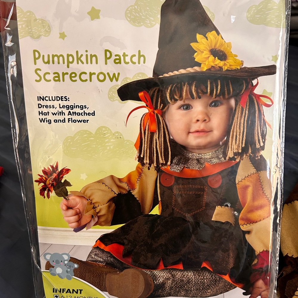 Infant Pumpkin Patch Scarecrow Costume